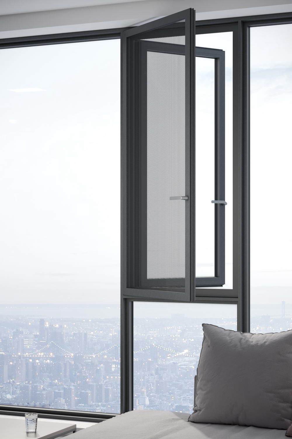 WOY125外开窗纱一体-特写