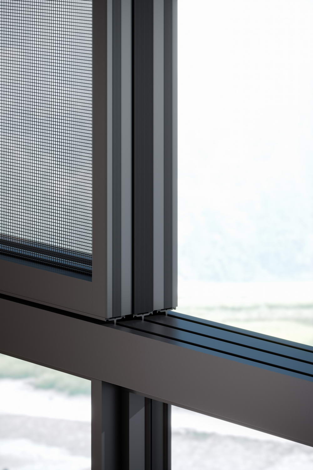 WPY140全景悬浮推拉窗-特写